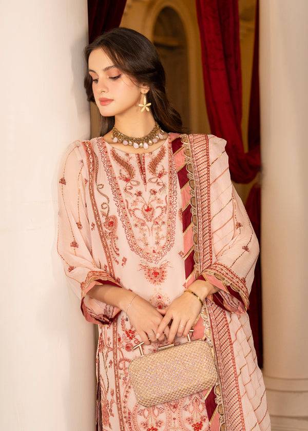 Strawberry | Rimjhim Chiffon Collection | FLS-RJ-006 - Pakistani Designer Dress - by Strawberry | Type: Formal - 100% Original at Saira Sultan