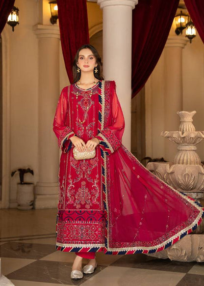 Strawberry | Rimjhim Chiffon Collection | FLS-RJ-007 - Pakistani Designer Dress - by Strawberry | Type: Formal - 100% Original at Saira Sultan