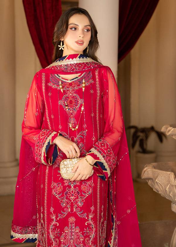 Strawberry | Rimjhim Chiffon Collection | FLS-RJ-007 - Pakistani Designer Dress - by Strawberry | Type: Formal - 100% Original at Saira Sultan
