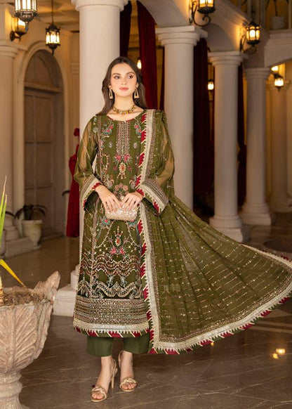 Strawberry | Rimjhim Chiffon Collection | FLS-RJ-002 - Pakistani Designer Dress - by Strawberry | Type: Formal - 100% Original at Saira Sultan