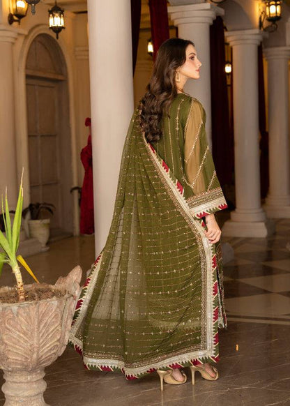 Strawberry | Rimjhim Chiffon Collection | FLS-RJ-002 - Pakistani Designer Dress - by Strawberry | Type: Formal - 100% Original at Saira Sultan