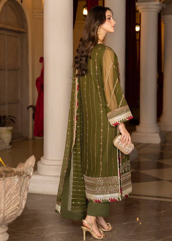 Strawberry | Rimjhim Chiffon Collection | FLS-RJ-002 - Pakistani Designer Dress - by Strawberry | Type: Formal - 100% Original at Saira Sultan