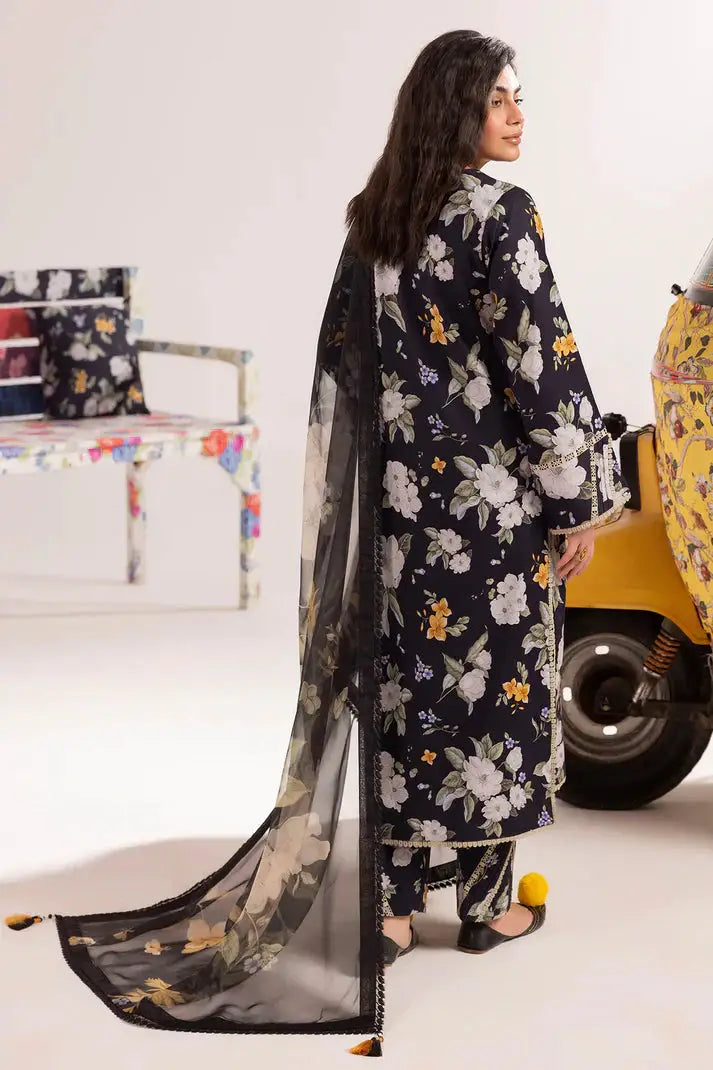 Alizeh | Sheen Lawn Prints 24 | Flora - Pakistani Designer Dress - by Alizeh | Type: Luxury - 100% Original at Saira Sultan