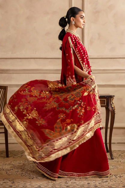 Gul Ahmed | Festive Eid 25 | PM-52044 S Haute Red Lawn