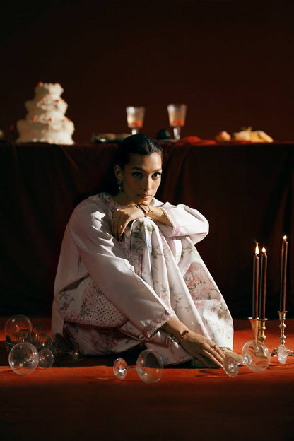 Saira Rizwan | Joolie Co ords |JOOLIE WHITE - JBP25-07 - Pakistani Designer Dress - by Saira Rizwan - Type : Ladies Clothes - 100% Original at Saira Sultan