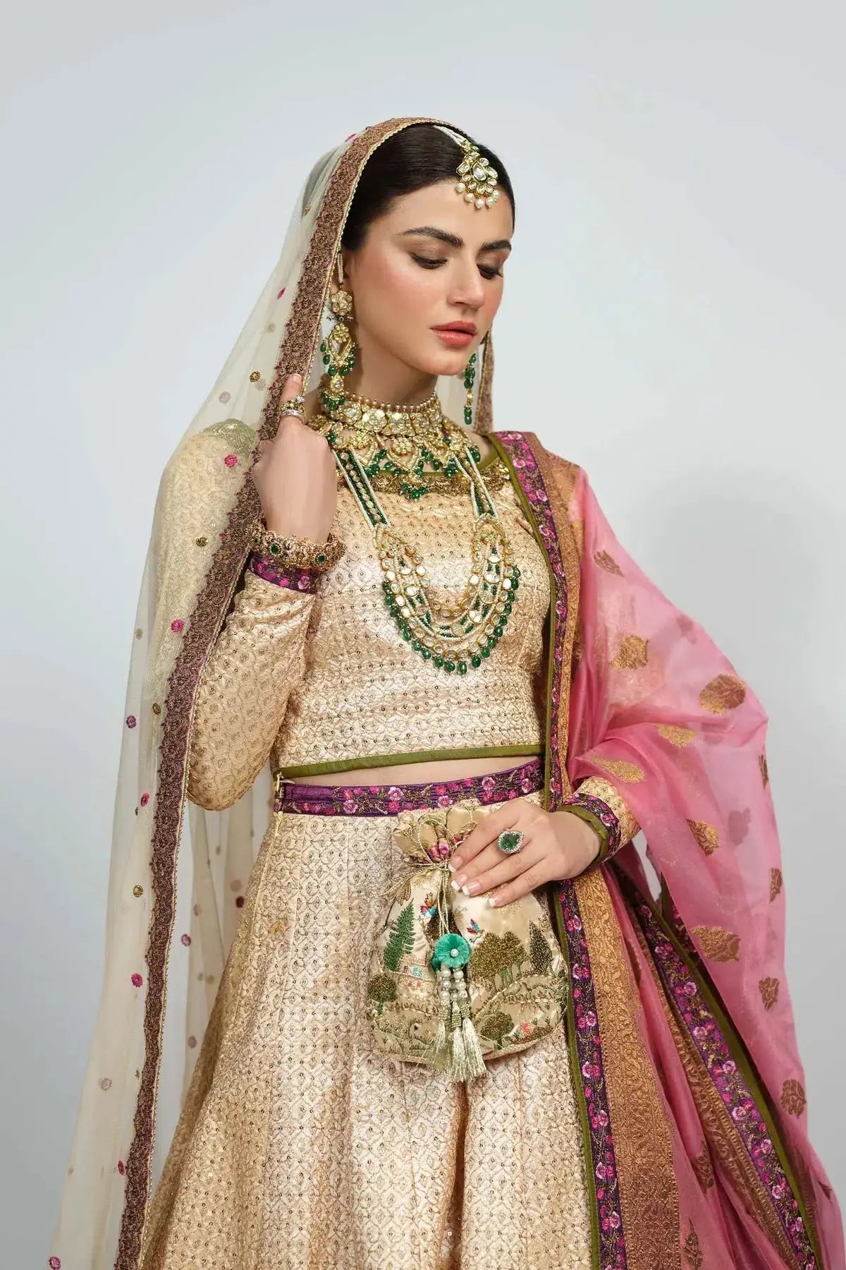 Fahad Hussayn | National Sport Casbah | Gharoli - Pakistani Designer Dress - by Fahad Hussayn | Type: Bridal - 100% Original at Saira Sultan