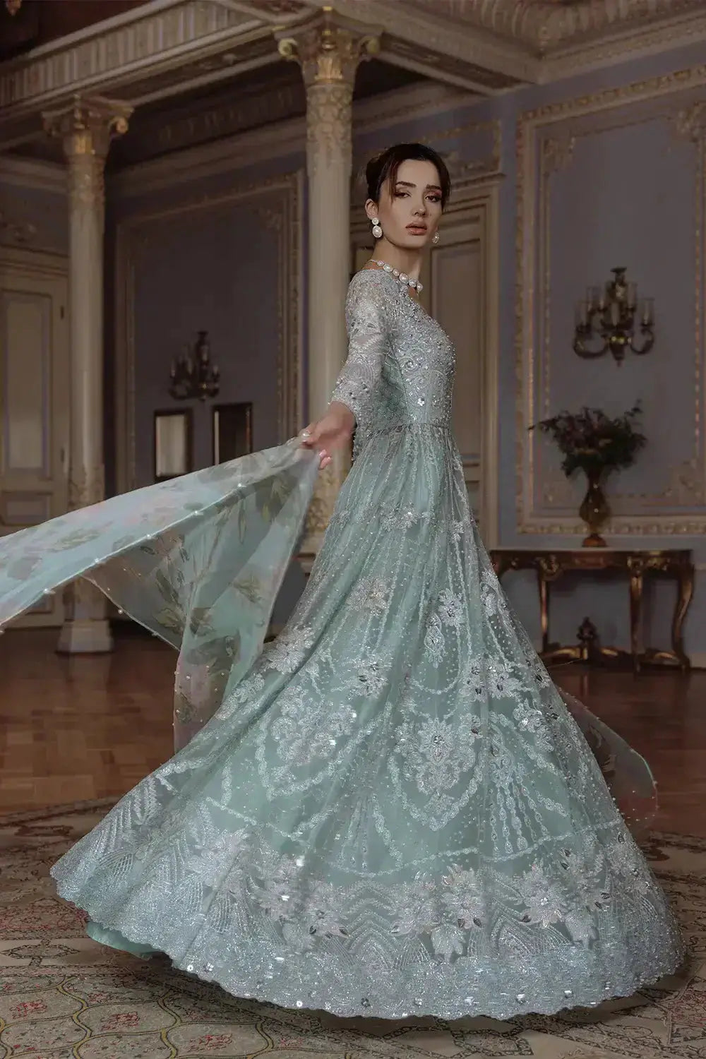 Saira Rizwan | Lumiere Festive 23 | SR-07 - Pakistani Designer Dress - by Saira Rizwan | Type: Bridal - 100% Original at Saira Sultan