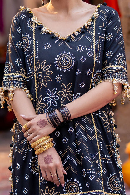 Gul Ahmed | Chunri Lawn 25 | TL-52034 M Black Lawn
