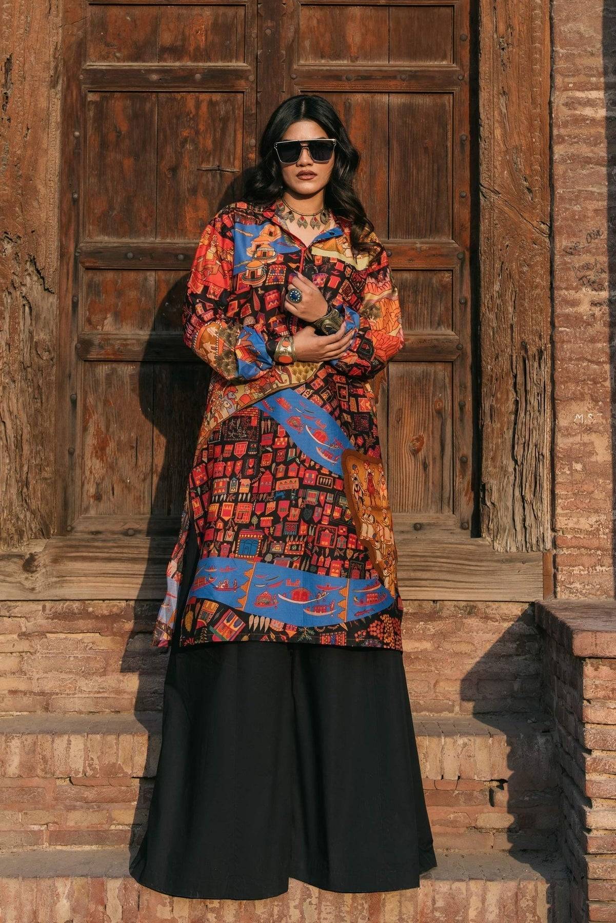 Fahad Hussayn | Lawn Banger | Gossan - Pakistani Designer Dress - by Fahad Hussayn | Type: Ladies Clothes - 100% Original at Saira Sultan