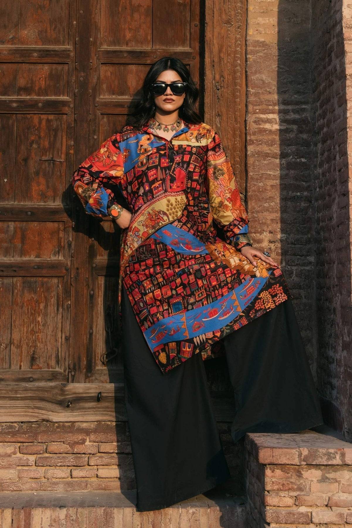 Fahad Hussayn | Lawn Banger | Gossan - Pakistani Designer Dress - by Fahad Hussayn | Type: Ladies Clothes - 100% Original at Saira Sultan