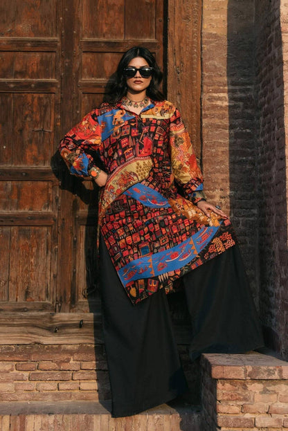Fahad Hussayn | Lawn Banger | Gossan - Pakistani Designer Dress - by Fahad Hussayn | Type: Ladies Clothes - 100% Original at Saira Sultan