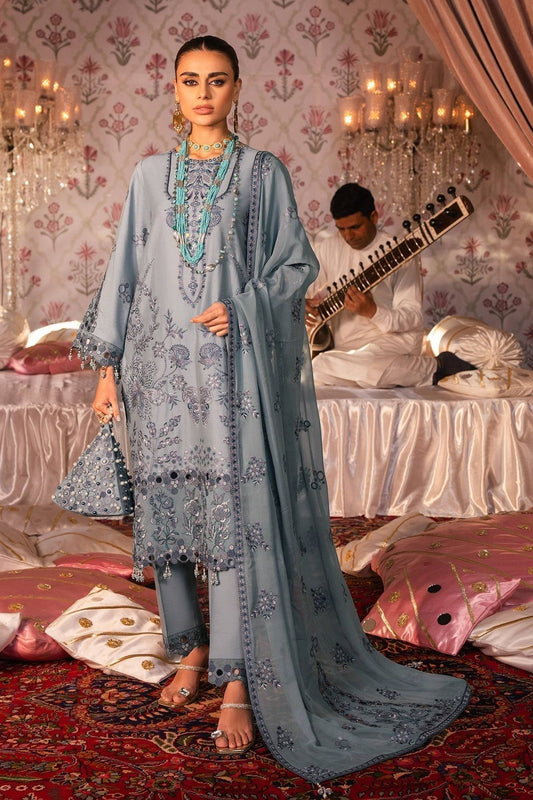 Alizeh | Rawayat Luxury Lawn 24 | Sahiba - Pakistani Designer Dress - by Alizeh | Type: Luxury - 100% Original at Saira Sultan