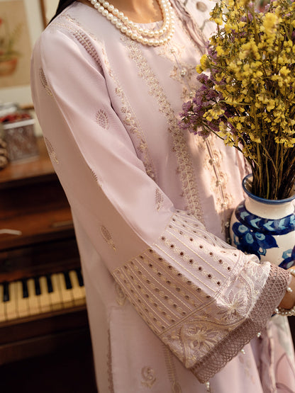 Izel | Dastak Luxury Lawn | GUL L Lilac Lawn