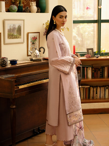 Izel | Dastak Luxury Lawn | GUL S Lilac Lawn