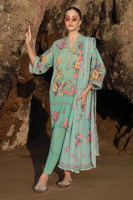 Sana Safinaz | Mahay Spring 24 | H241-026B-3CS - Pakistani Designer Dress - by Sana Safinaz | Type: Luxury - 100% Original at Saira Sultan