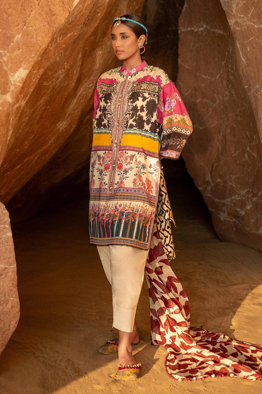 Sana Safinaz | Mahay Spring 24 | H241-027A-2I - Pakistani Designer Dress - by Sana Safinaz | Type: Luxury - 100% Original at Saira Sultan