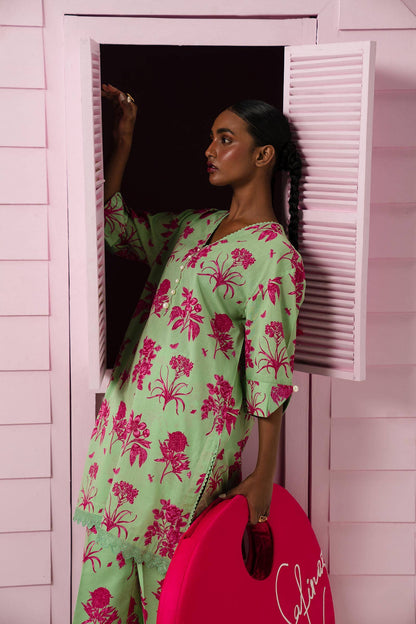 Sana Safinaz | Mahay Summer Lawn 24 | S-47 - Pakistani Designer Dress - by Sana Safinaz | Type: Luxury - 100% Original at Saira Sultan