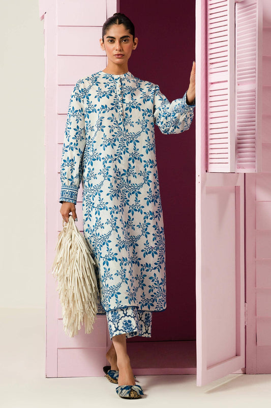 Sana Safinaz | Mahay Summer Lawn 24 | S-46 - Pakistani Designer Dress - by Sana Safinaz | Type: Luxury - 100% Original at Saira Sultan