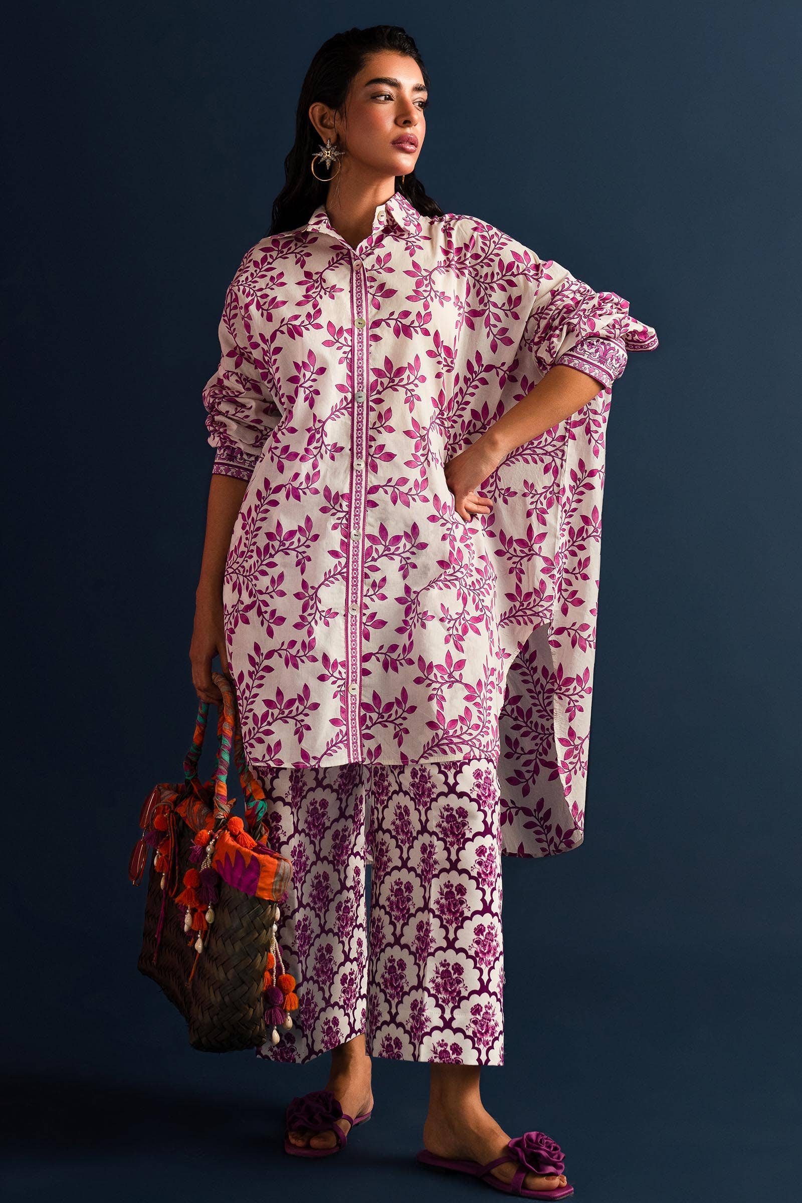 Sana Safinaz | Mahay Summer Lawn 24 | S-45 - Pakistani Designer Dress - by Sana Safinaz | Type: Luxury - 100% Original at Saira Sultan