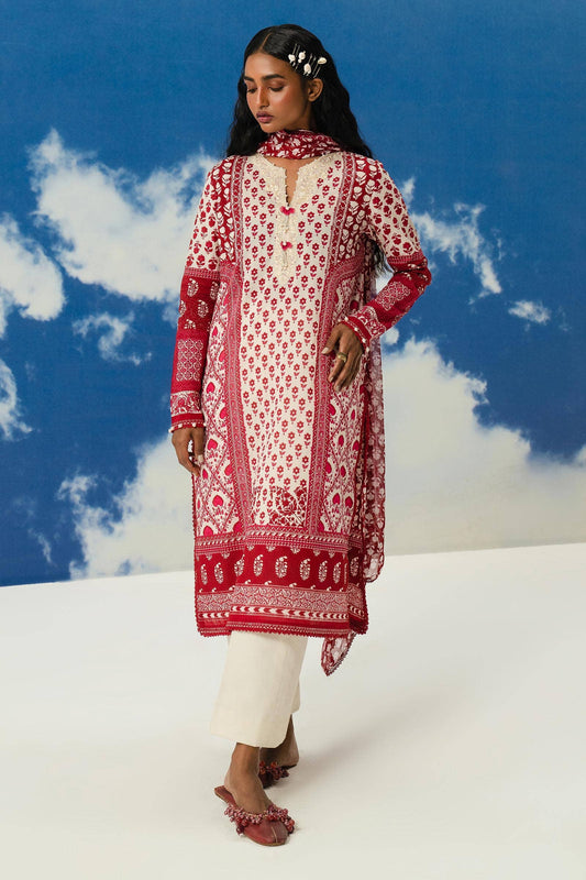 Sana Safinaz | Mahay Summer Lawn 24 | S-44 - Pakistani Designer Dress - by Sana Safinaz | Type: Luxury - 100% Original at Saira Sultan