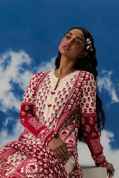 Sana Safinaz | Mahay Summer Lawn 24 | S-44 - Pakistani Designer Dress - by Sana Safinaz | Type: Luxury - 100% Original at Saira Sultan