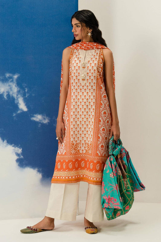 Sana Safinaz | Mahay Summer Lawn 24 | S-43 - Pakistani Designer Dress - by Sana Safinaz | Type: Luxury - 100% Original at Saira Sultan