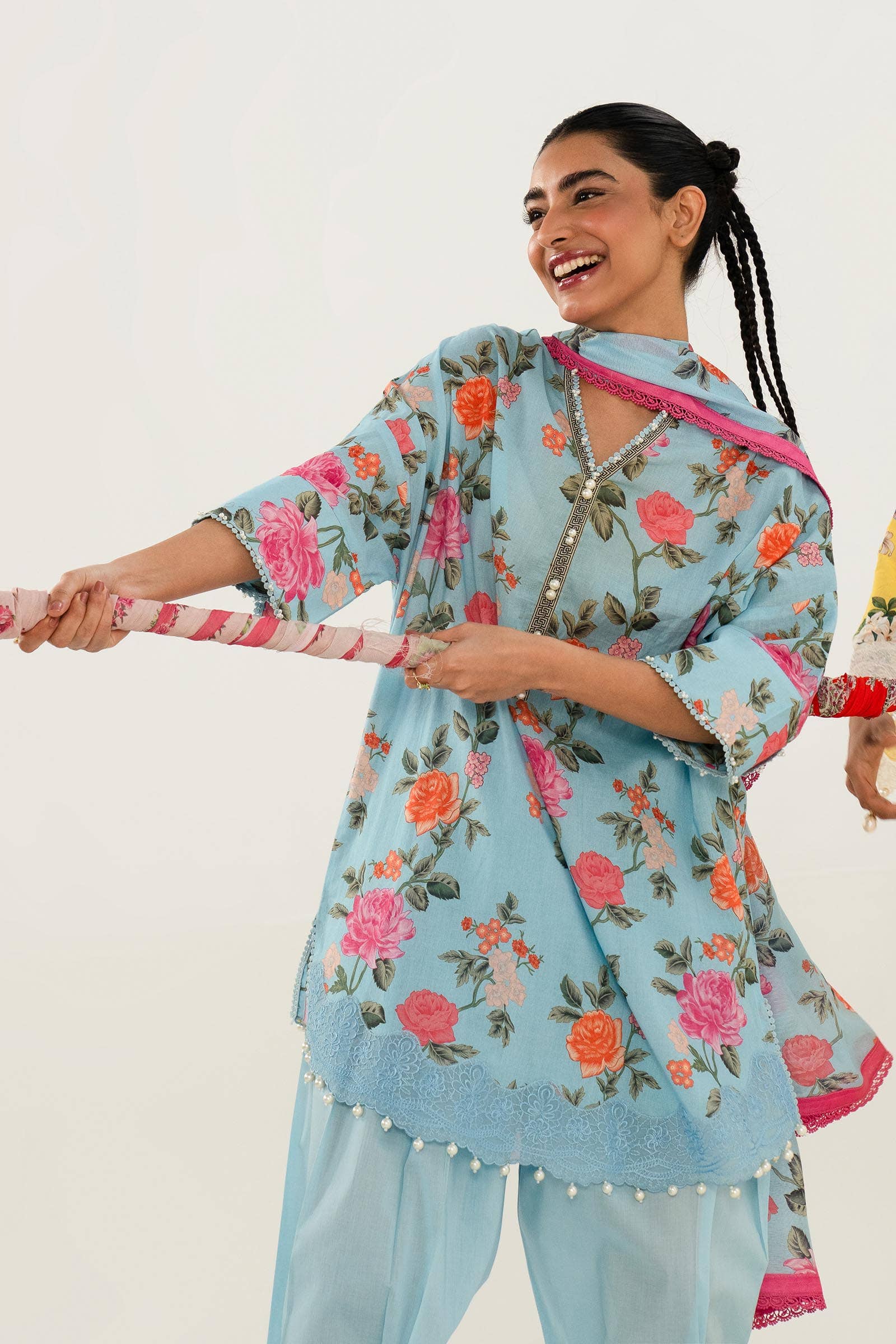 Sana Safinaz | Mahay Summer Lawn 24 | S-39 - Pakistani Designer Dress - by Sana Safinaz | Type: Luxury - 100% Original at Saira Sultan