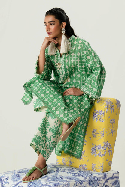 Sana Safinaz | Mahay Summer Lawn 24 | S-37 - Pakistani Designer Dress - by Sana Safinaz | Type: Luxury - 100% Original at Saira Sultan