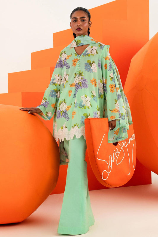 Sana Safinaz | Mahay Summer Lawn 24 | S-34 - Pakistani Designer Dress - by Sana Safinaz | Type: Luxury - 100% Original at Saira Sultan