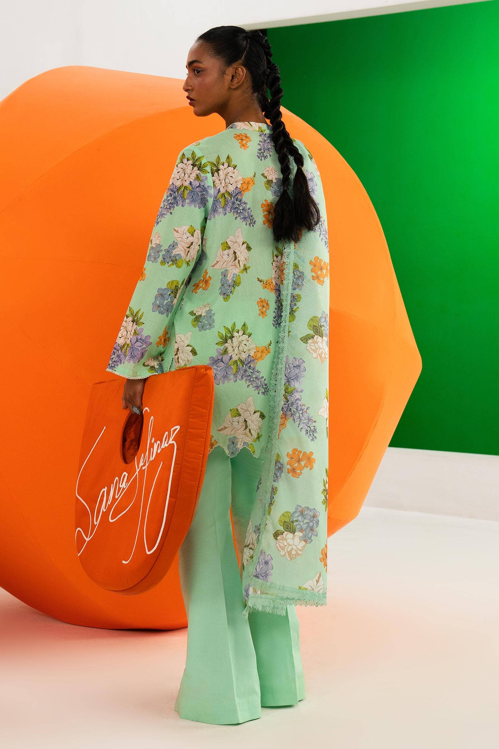 Sana Safinaz | Mahay Summer Lawn 24 | S-34 - Pakistani Designer Dress - by Sana Safinaz | Type: Luxury - 100% Original at Saira Sultan