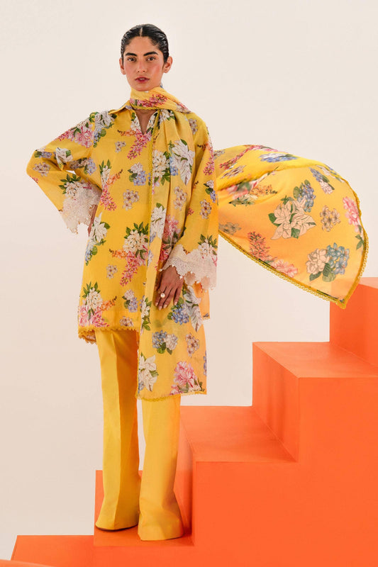 Sana Safinaz | Mahay Summer Lawn 24 | S-33 - Pakistani Designer Dress - by Sana Safinaz | Type: Luxury - 100% Original at Saira Sultan