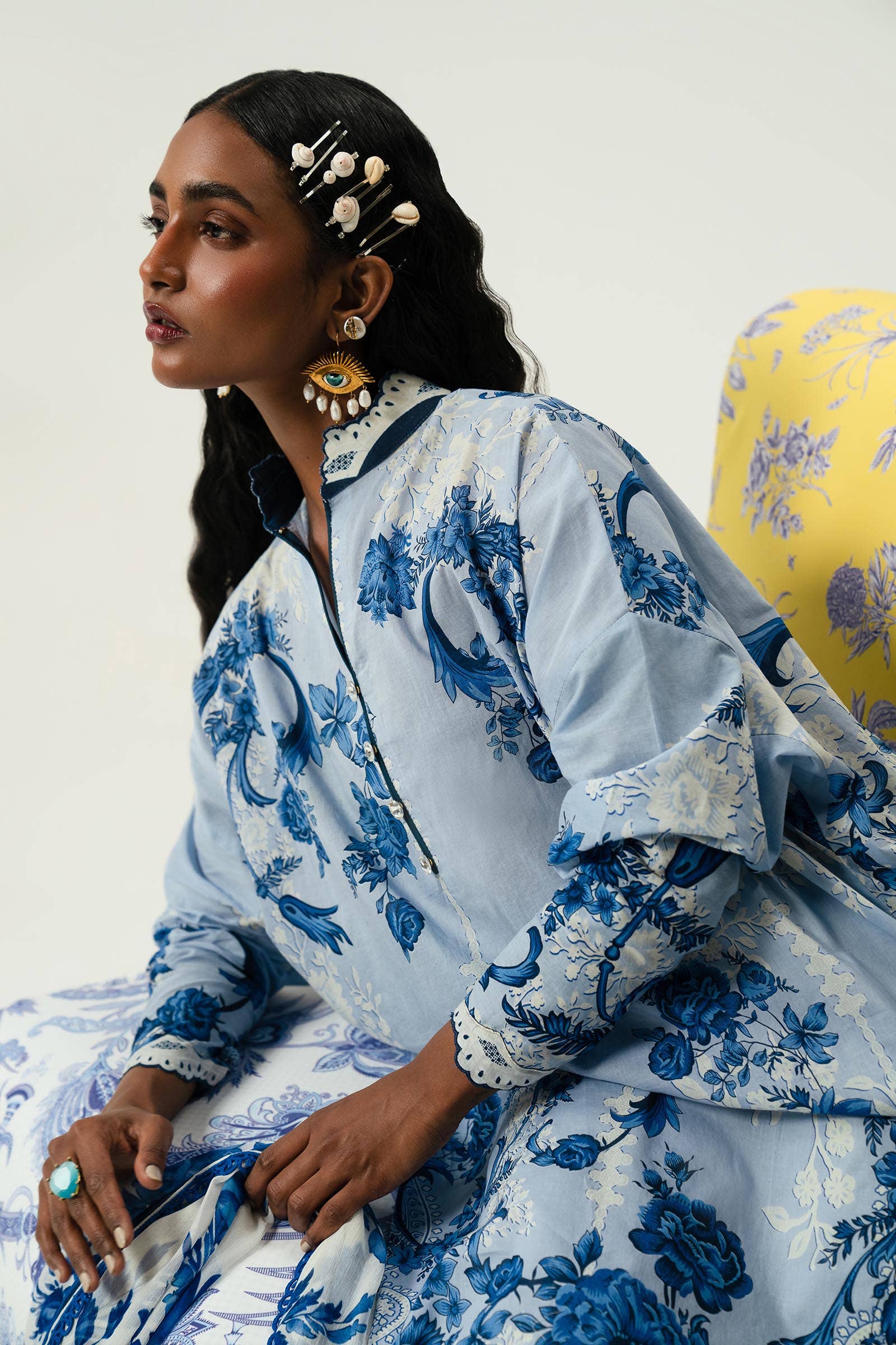 Sana Safinaz | Mahay Summer Lawn 24 | S-31 - Pakistani Designer Dress - by Sana Safinaz | Type: Luxury - 100% Original at Saira Sultan