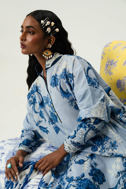 Sana Safinaz | Mahay Summer Lawn 24 | S-31 - Pakistani Designer Dress - by Sana Safinaz | Type: Luxury - 100% Original at Saira Sultan