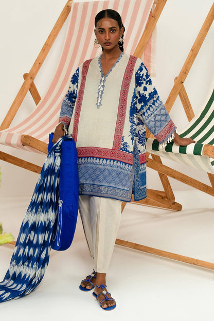 Sana Safinaz | Mahay Summer Lawn 24 | S-27 - Pakistani Designer Dress - by Sana Safinaz | Type: Luxury - 100% Original at Saira Sultan
