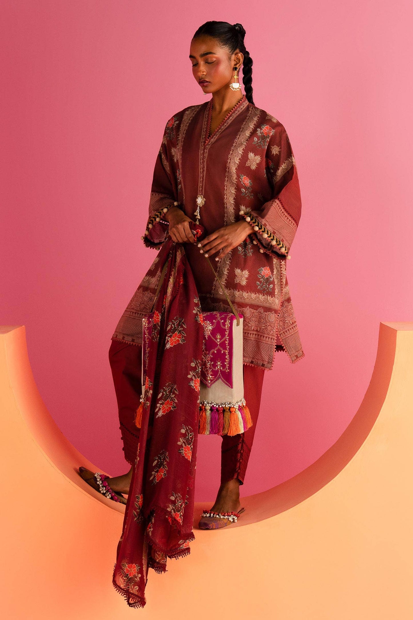 Sana Safinaz | Mahay Summer Lawn 24 | S-22 - Pakistani Designer Dress - by Sana Safinaz | Type: Luxury - 100% Original at Saira Sultan