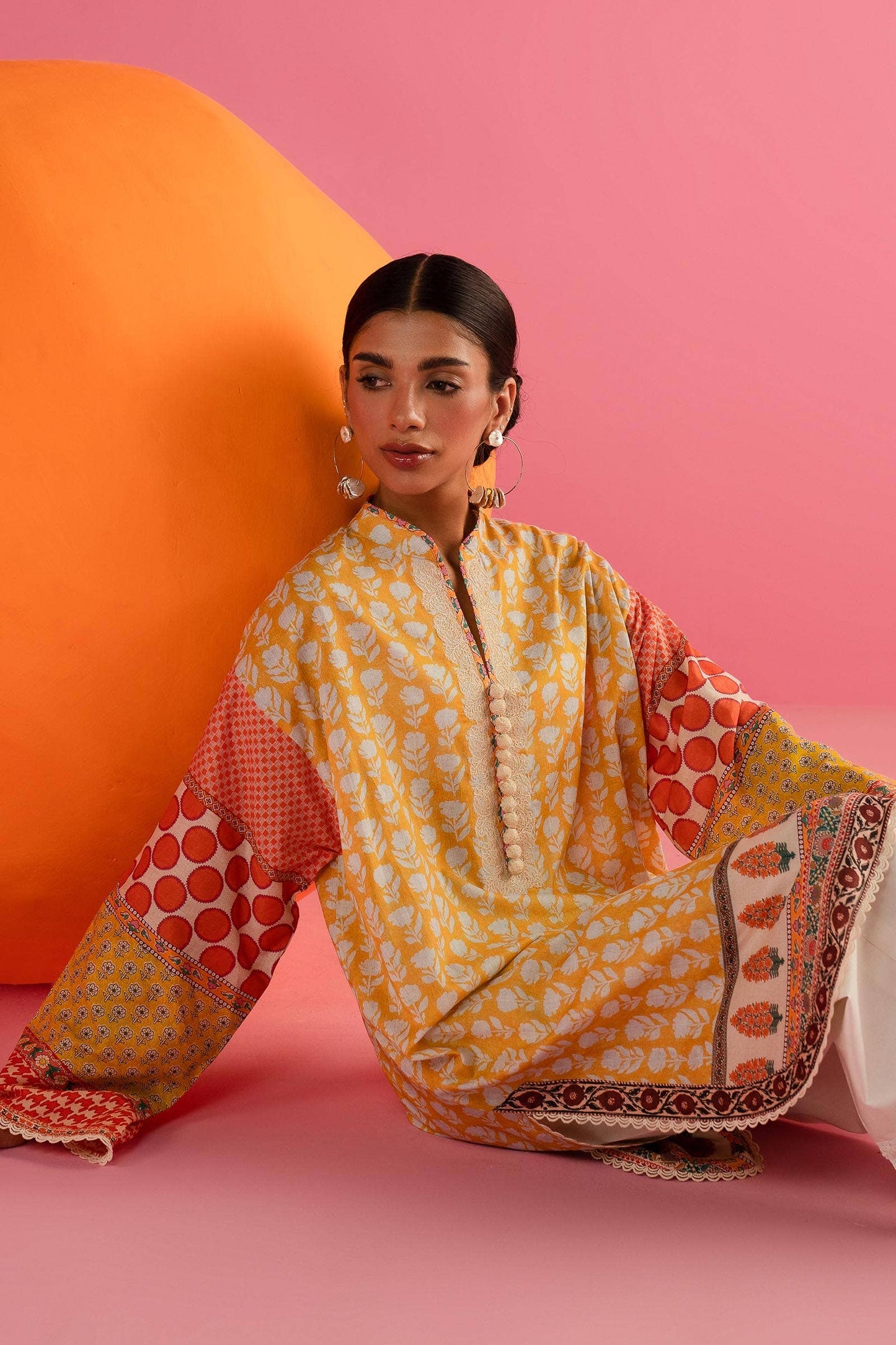 Sana Safinaz | Mahay Summer Lawn 24 | S-14 - Pakistani Designer Dress - by Sana Safinaz | Type: Luxury - 100% Original at Saira Sultan