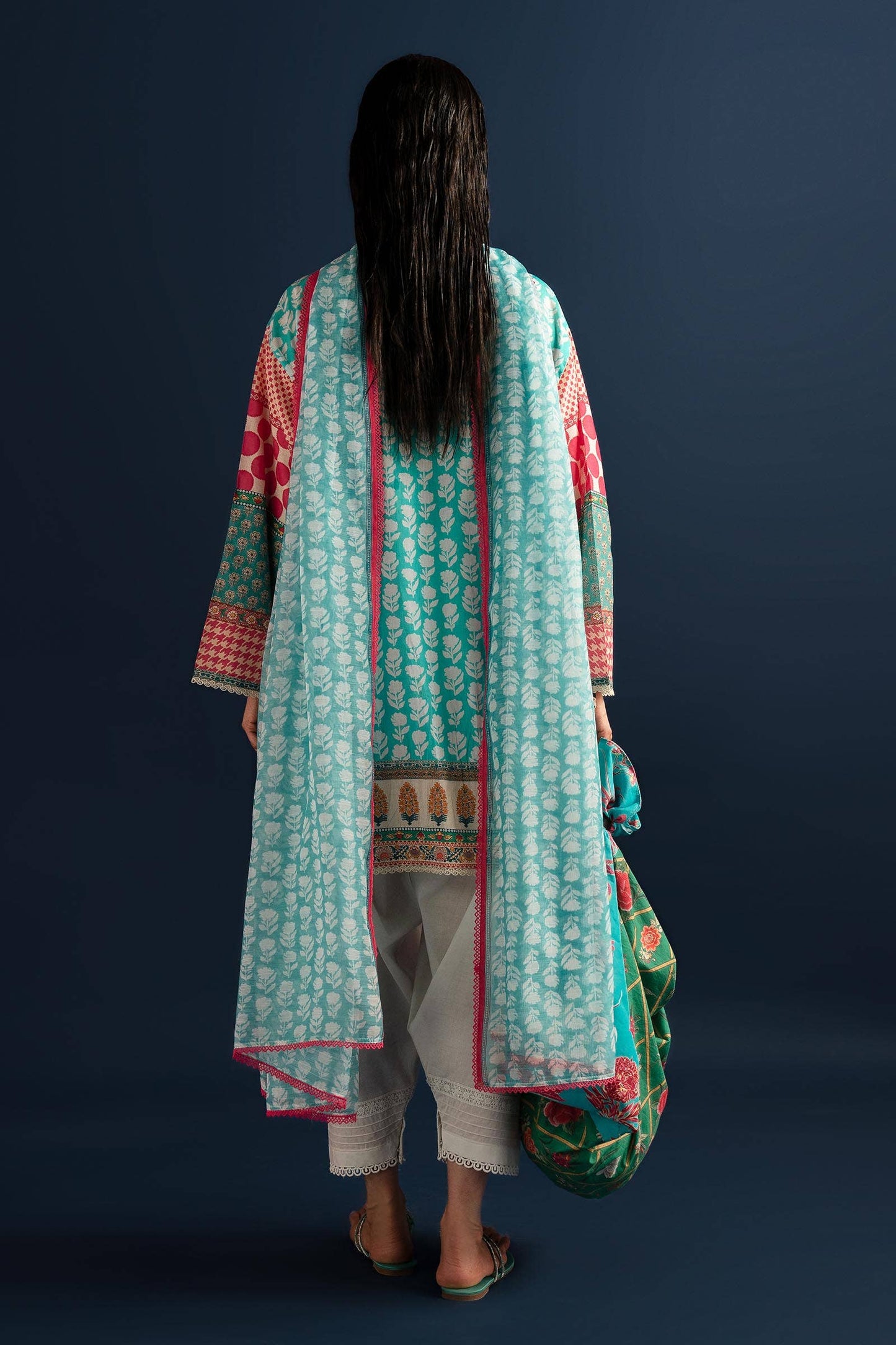 Sana Safinaz | Mahay Summer Lawn 24 | S-13 - Pakistani Designer Dress - by Sana Safinaz | Type: Luxury - 100% Original at Saira Sultan