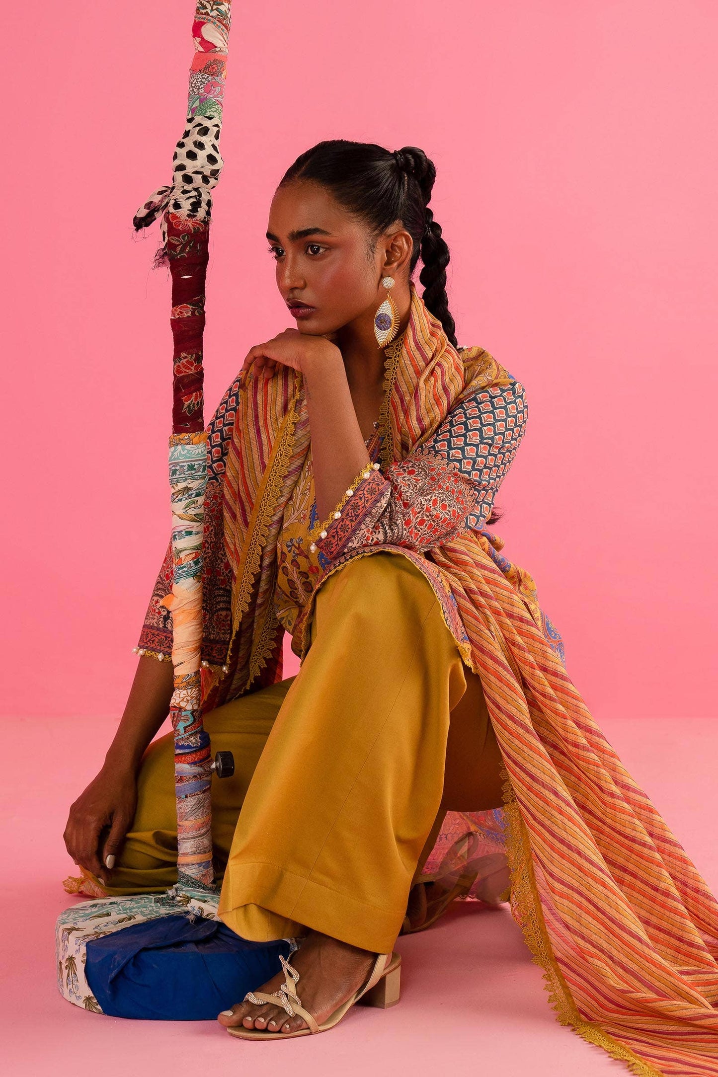 Sana Safinaz | Mahay Summer Lawn 24 | S-07 - Pakistani Designer Dress - by Sana Safinaz | Type: Luxury - 100% Original at Saira Sultan