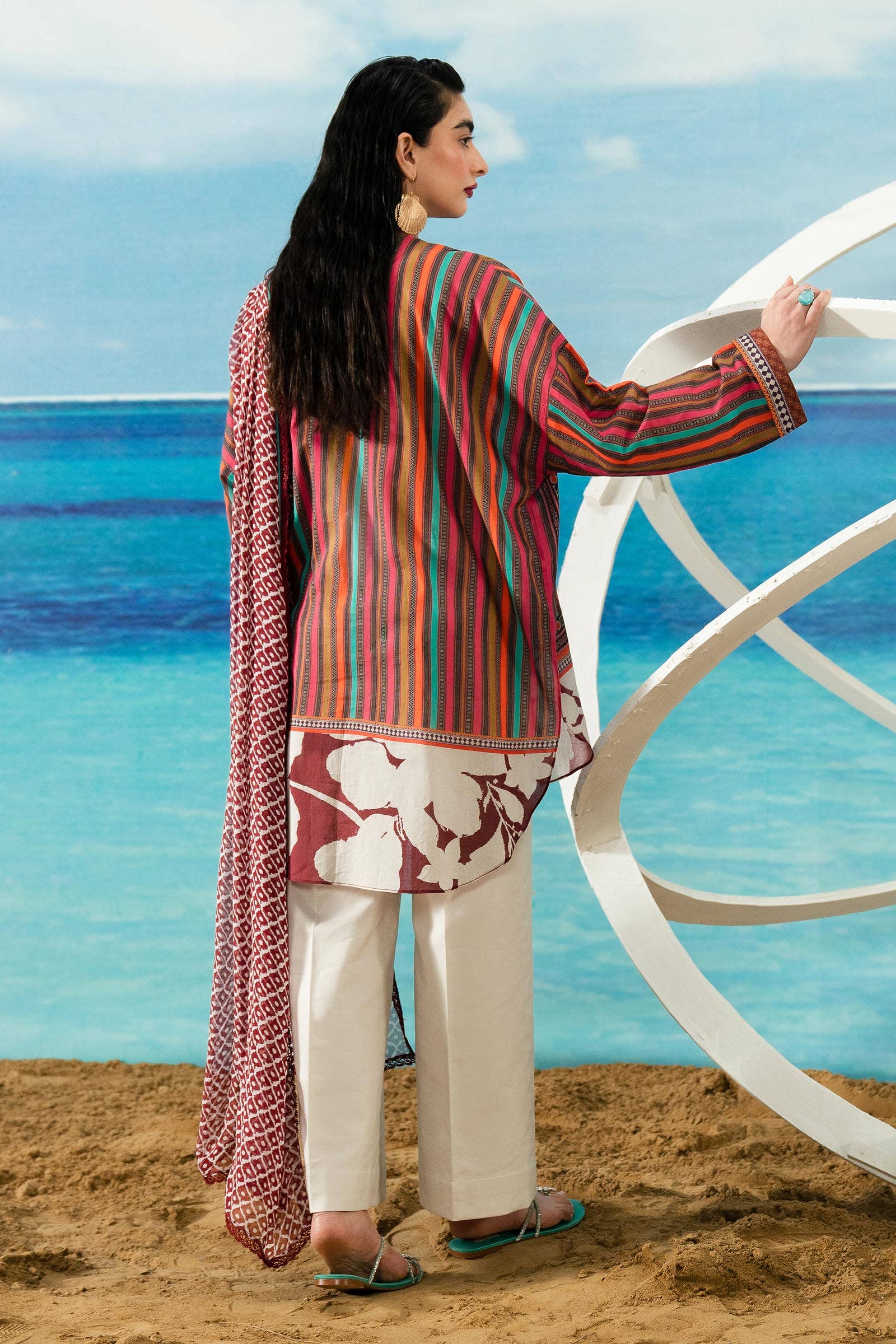 Sana Safinaz | Mahay Summer Lawn 24 | S-06 - Pakistani Designer Dress - by Sana Safinaz | Type: Luxury - 100% Original at Saira Sultan