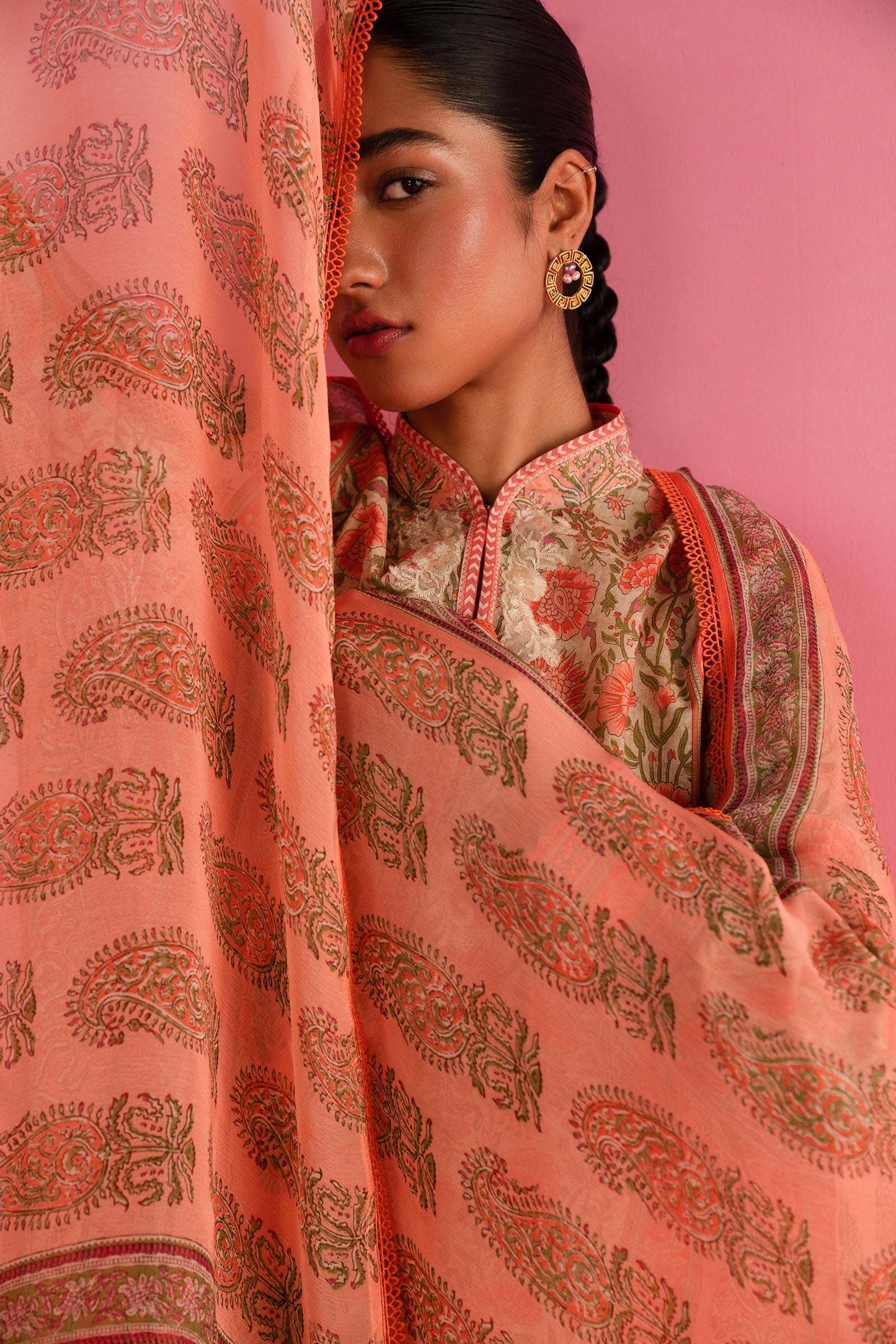 Sana Safinaz | Mahay Summer Lawn 24 | S-04 - Pakistani Designer Dress - by Sana Safinaz | Type: Luxury - 100% Original at Saira Sultan