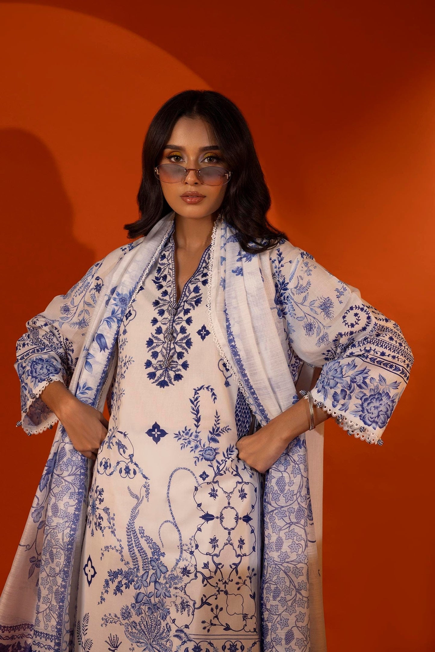 Sana Safinaz | Mahay Spring 25 | A-15 M Ivory Lawn