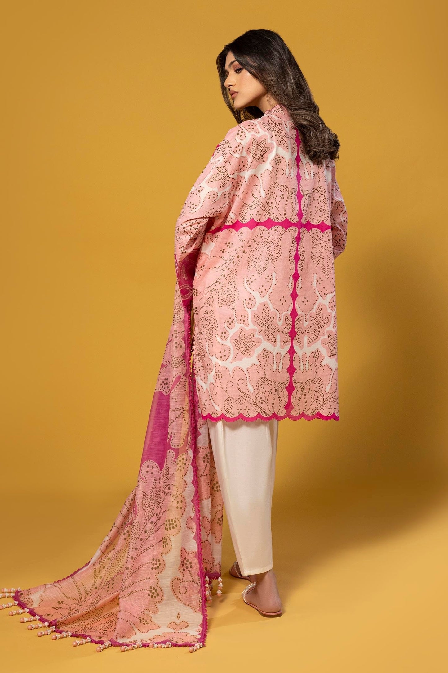 Sana Safinaz | Mahay Spring 25 | A-14 S Ivory Lawn