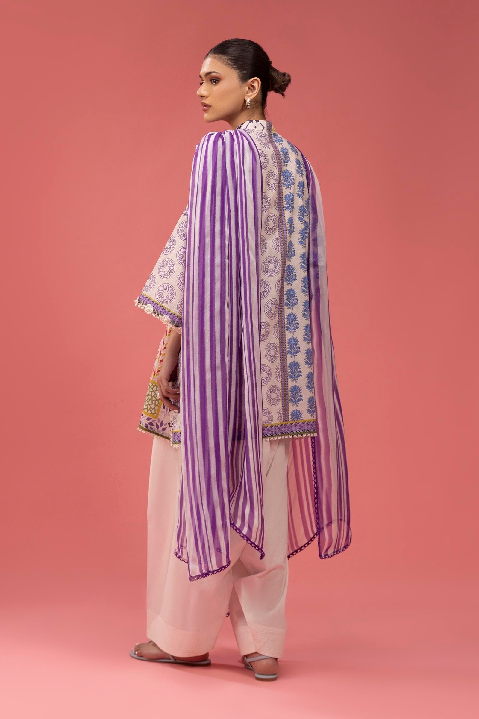 Sana Safinaz | Mahay Spring 25 | A-05 M Lavender Pinocchio Lawn