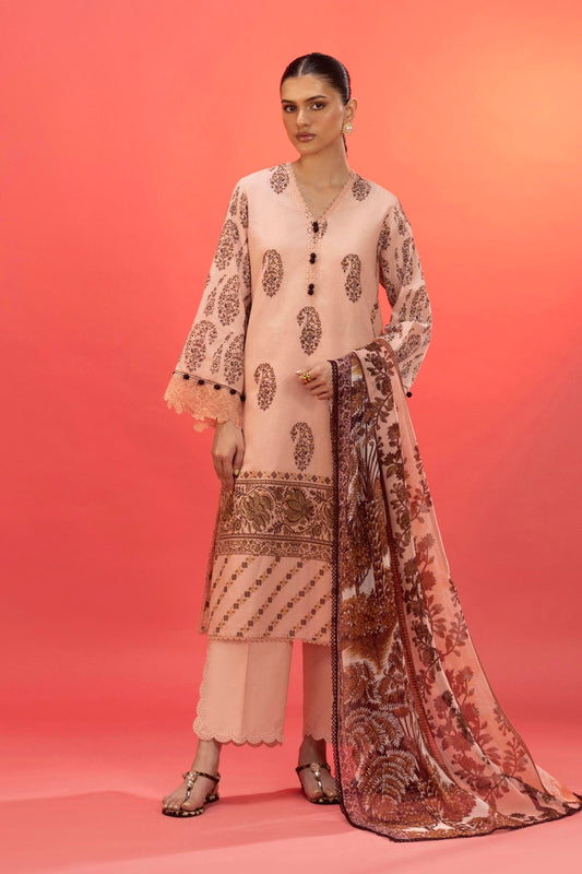 Sana Safinaz | Mahay Summer 25 | 005B XS Pink Lawn