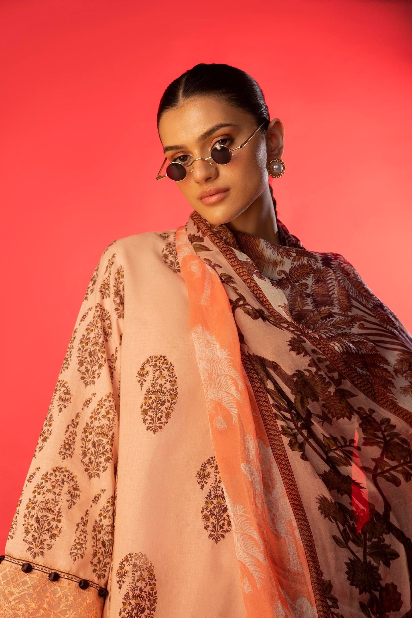 Sana Safinaz | Mahay Summer 25 | 005B M Pink Lawn
