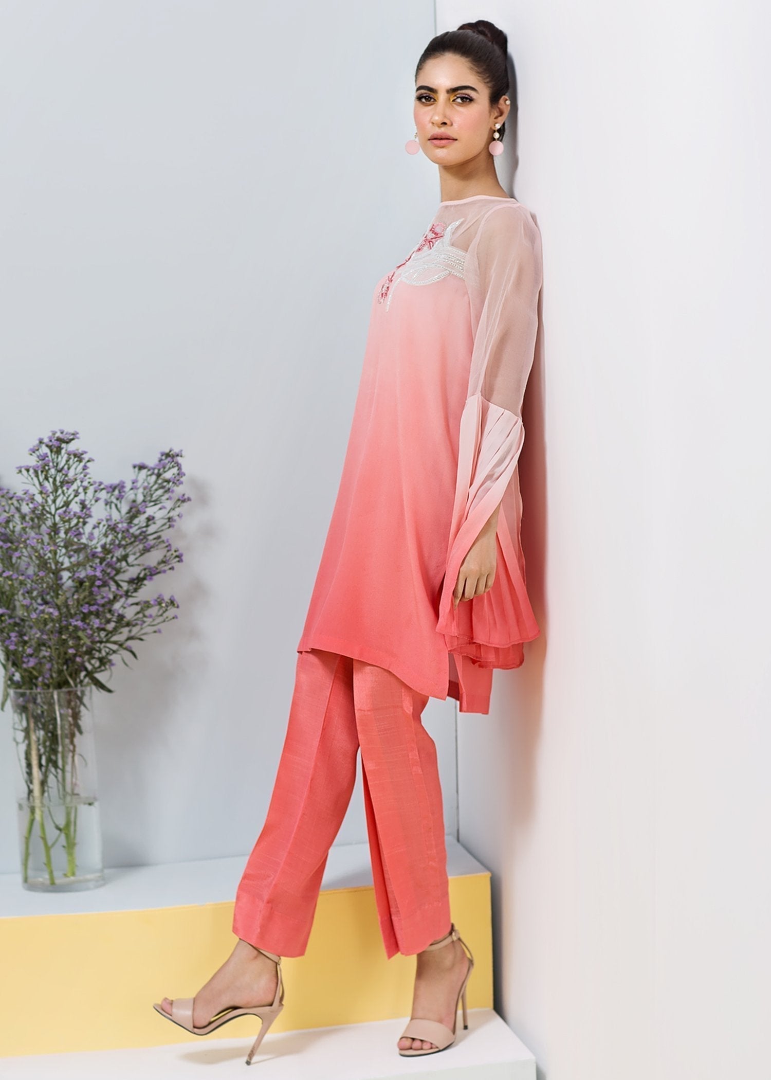Hana | Daffodils Ready to Wear | Romance L Lipstick Pink Organza