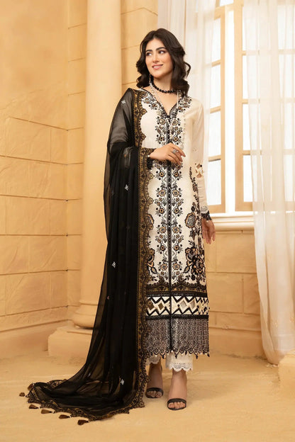 Hemstitch | Summer Luxury Lawn 24 | Prestige - Pakistani Designer Dress - by Hemstitch | Type:  - 100% Original at Saira Sultan
