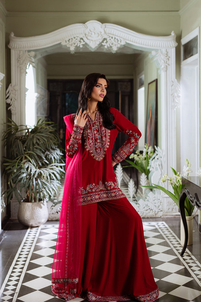 Saira Rizwan | Velvet Pret 25 | SHIREEN-SRVP25-04 by Saira Rizwan - Designer Dress - Type : Ladies Clothes - Available at Saira Sultan - 100% Original 