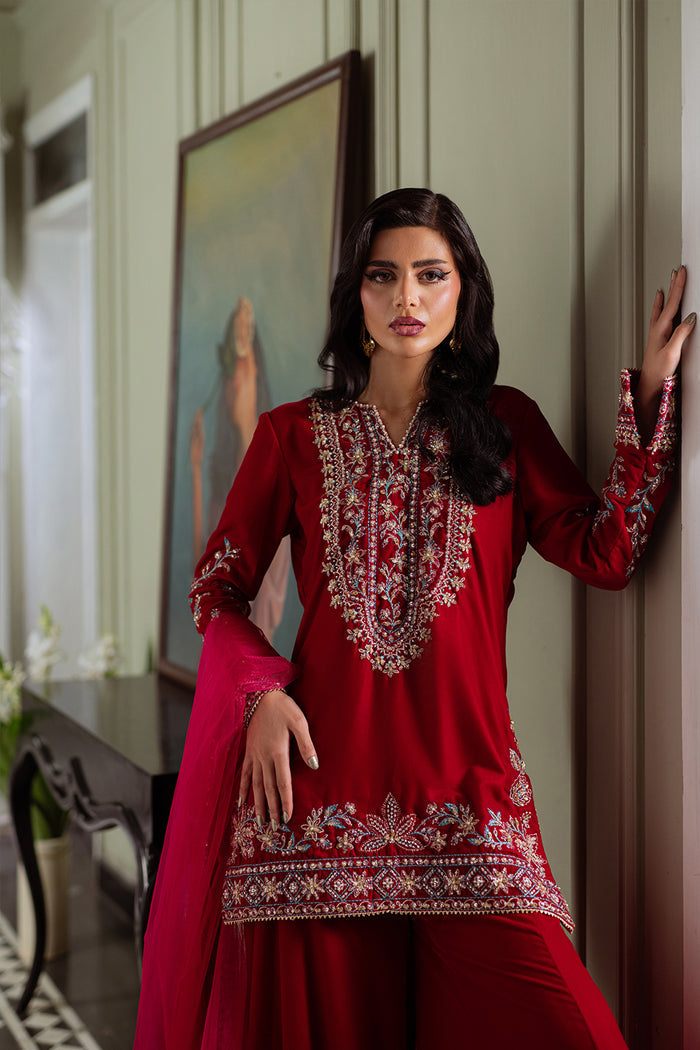 Saira Rizwan | Velvet Pret 25 | SHIREEN-SRVP25-04 by Saira Rizwan - Designer Dress - Type : Ladies Clothes - Available at Saira Sultan - 100% Original 
