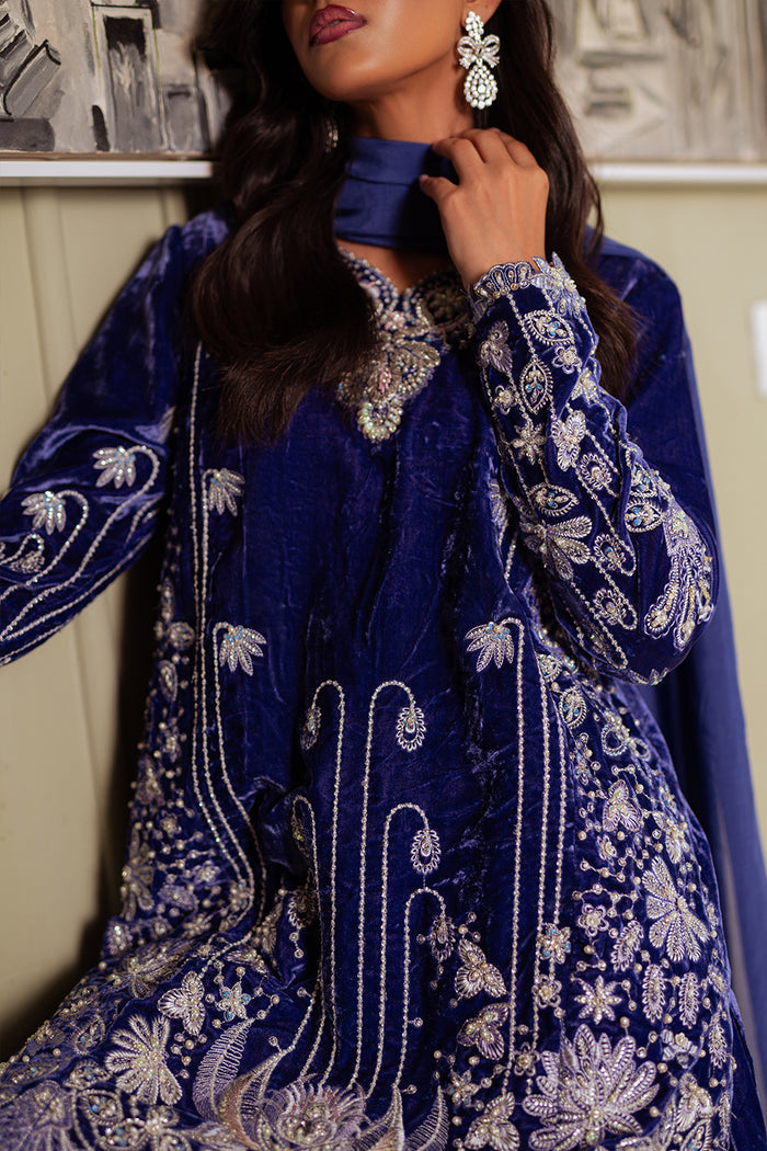 Saira Rizwan | Velvet Pret 25 | ZARREEN-SRVP25-02 by Saira Rizwan - Designer Dress - Type : Ladies Clothes - Available at Saira Sultan - 100% Original 